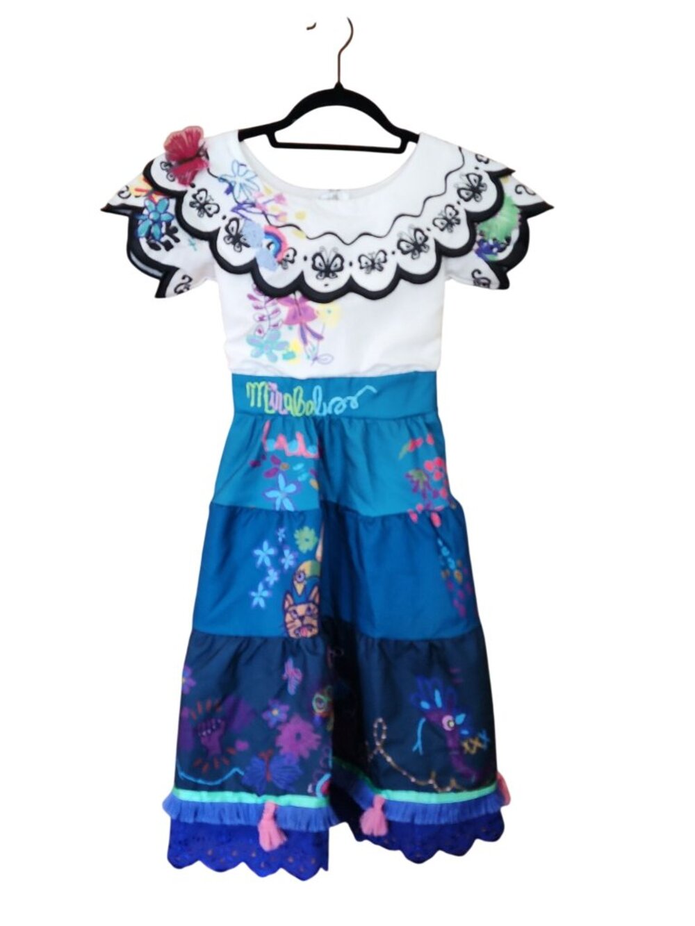 Disney Store Encanto Mirabel Deluxe Dress Costume Dress up Size 5/6